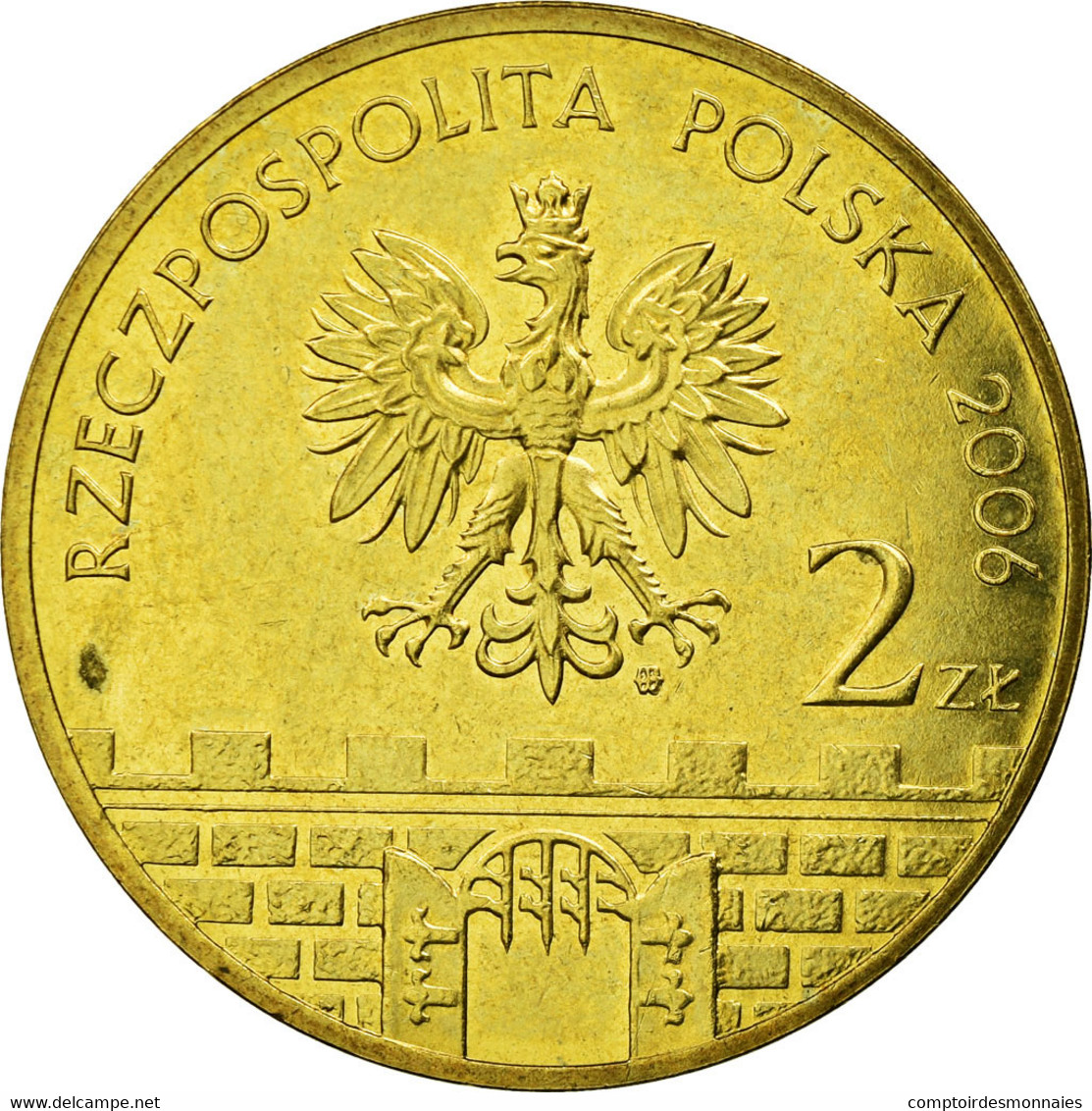 Monnaie, Pologne, 2 Zlote, 2006, Warsaw, TB+, Laiton, KM:545 - Polen