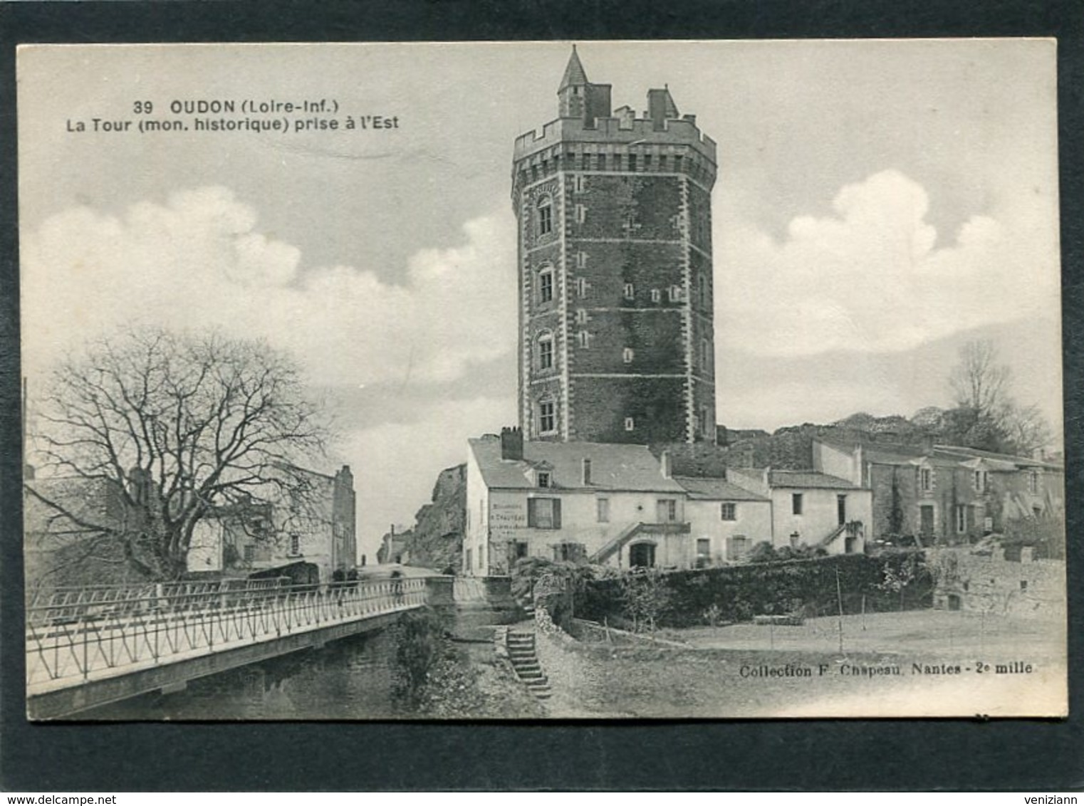 CPA - OUDON - La Tour Prise à L'Est - Cachet Du 64è Régiment D'Infanterie - Oudon