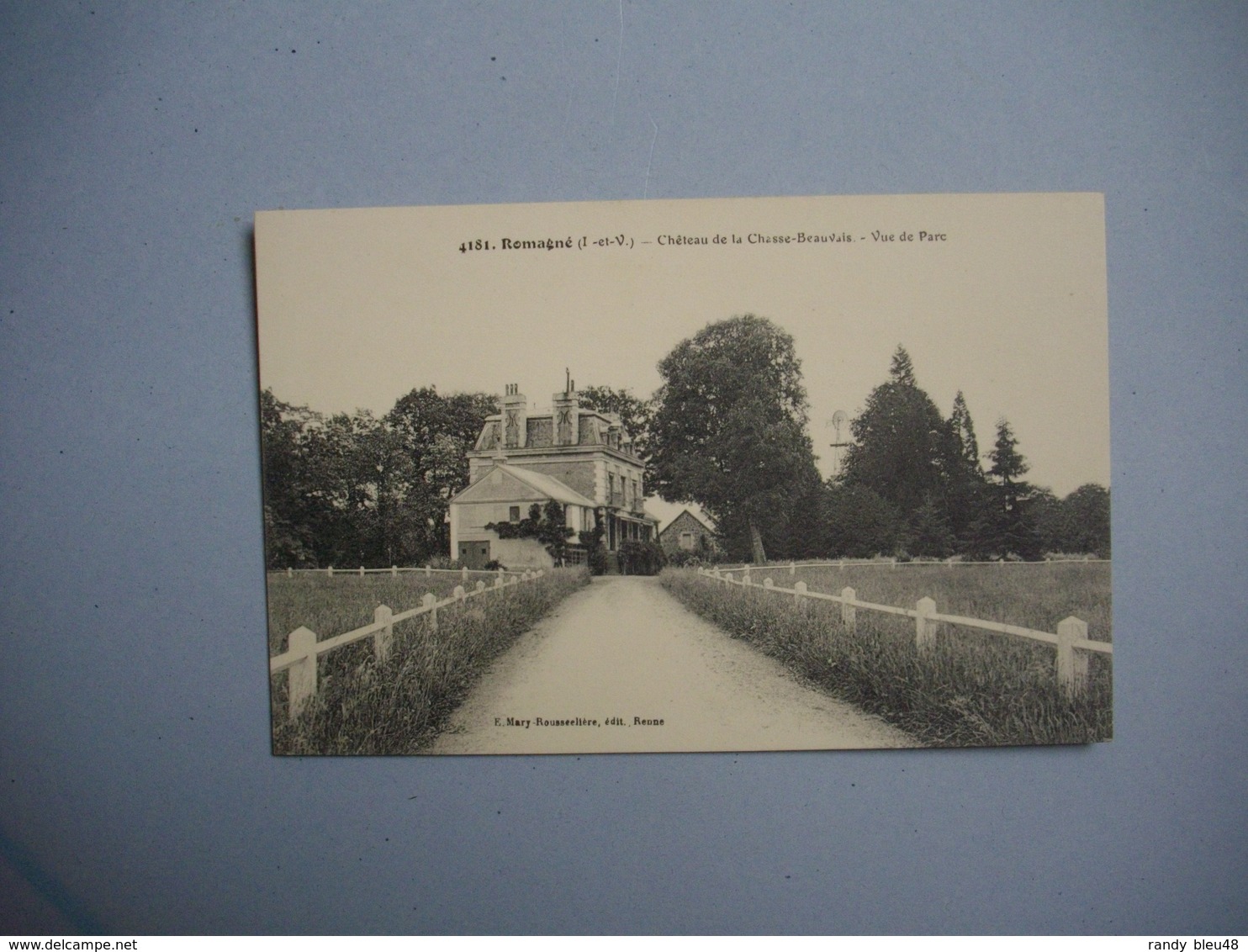 ROMAGNE  -  35  -  Château De La Chasse-Beauvais  -  Vue Du Parc  -  Ille Et Vilaine - Autres & Non Classés