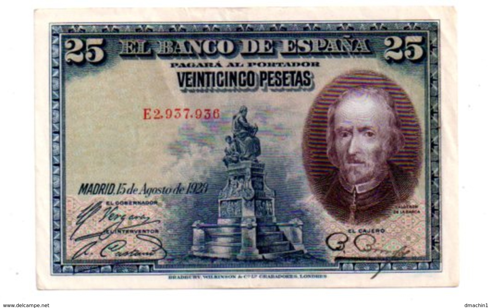 Espagne - 25 Pesetas De 1928-E2--voir état - 1-2-5-25 Pesetas