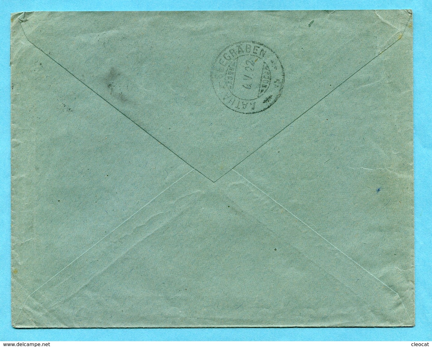 Brief Von Wetzikon Nach Seegräben 1922 - Absender: Ferien-Kolonie Des Bezirks Hinwil - Franchigia