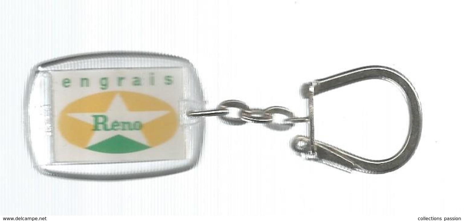 Porte Clefs, Clés , Engrais RENO , 2 Scans ,  Frais Fr 1.95 E - Portachiavi