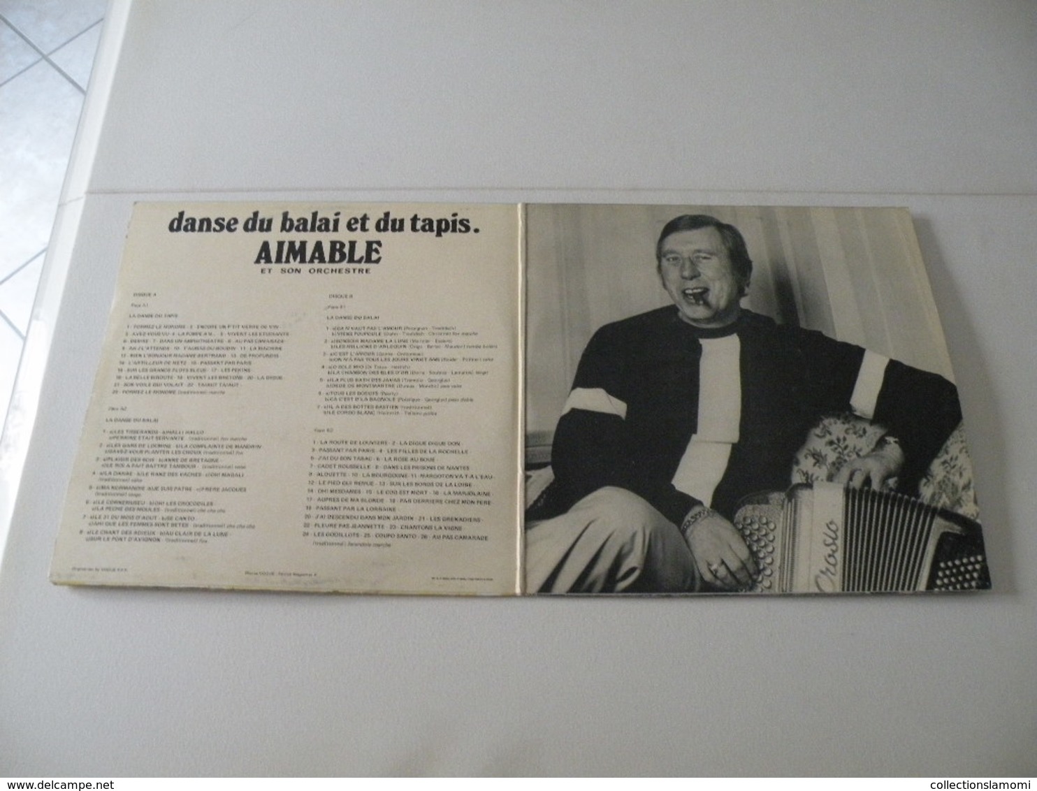 Aimable Et Son Orchestre (accordéon) 1974 - (Titres Sur Photos) - Vinyle 33 T LP Double Album - Instrumental