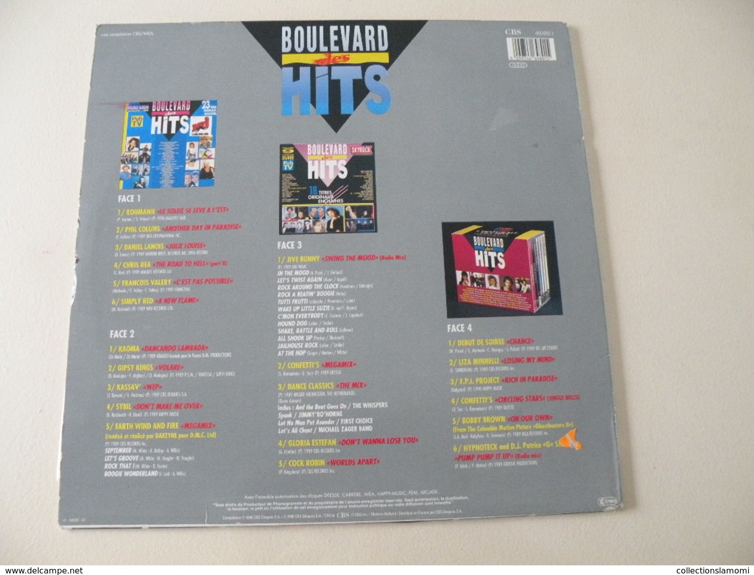 Boulevard Des Hits 22 Titres Originaux - (Titres Sur Photos) - Vinyle 33 T LP Double Album - Hit-Compilations