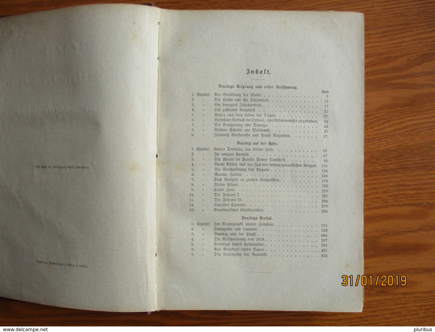 1877  VENEZIA DIE KÖNIGIN DER MEERE . GUISCHARD , 0 - Alte Bücher