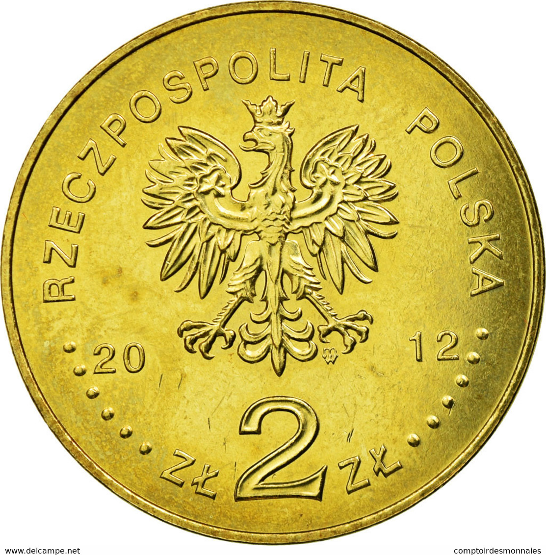 Monnaie, Pologne, 10 Zlotych, 2012, Warsaw, TTB+, Argent, KM:818 - Pologne