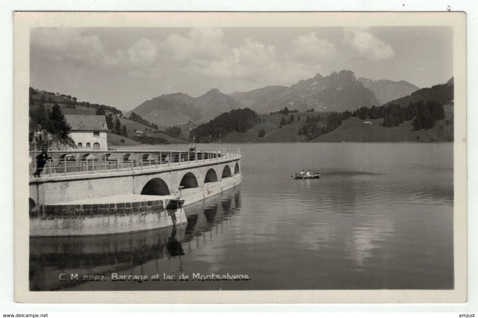 Suisse // Schweiz // Switzerland // Fribourg //  Barrage Et Lac De Montsalvens - Fribourg