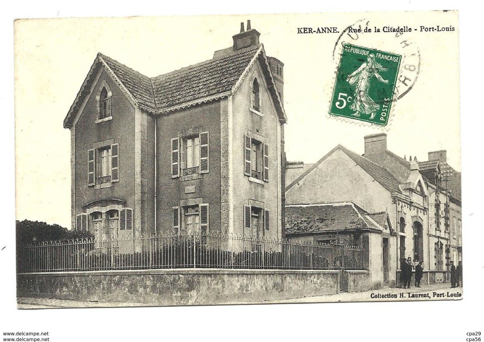 VILLA "KER ANNE" Rue De La Citadelle - PORT-LOUIS (1913) - Vente Directe - Port Louis