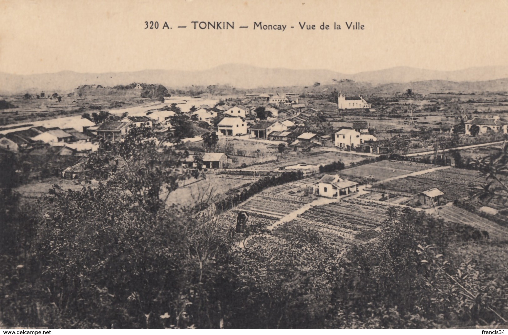 CPA - Moncay - Vue De La Ville - Vietnam