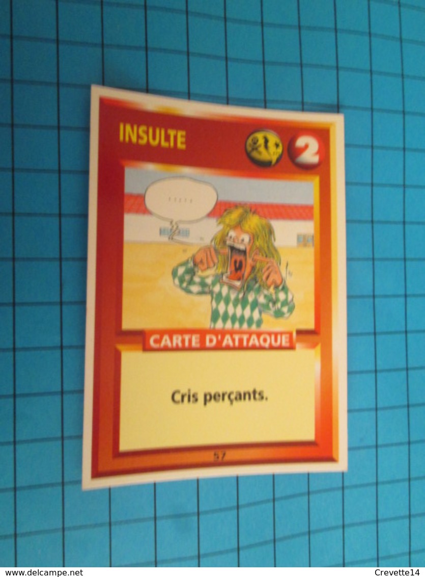 1551-1575 : TRADING CARD 1991 JEU "CANAILLES" PANINI / INSULTE - CRIS PERçANTS - Autres & Non Classés