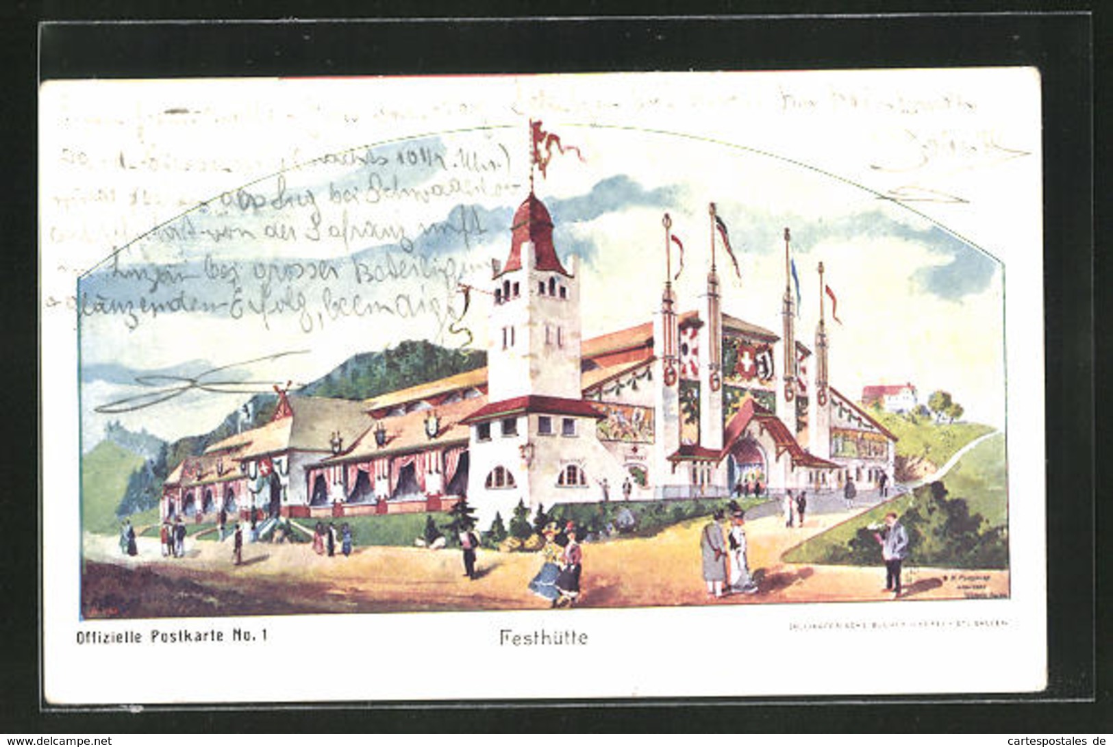 AK St. Gallen, Eidgen. Schützenfest 1904, Festhütte - Saint-Gall