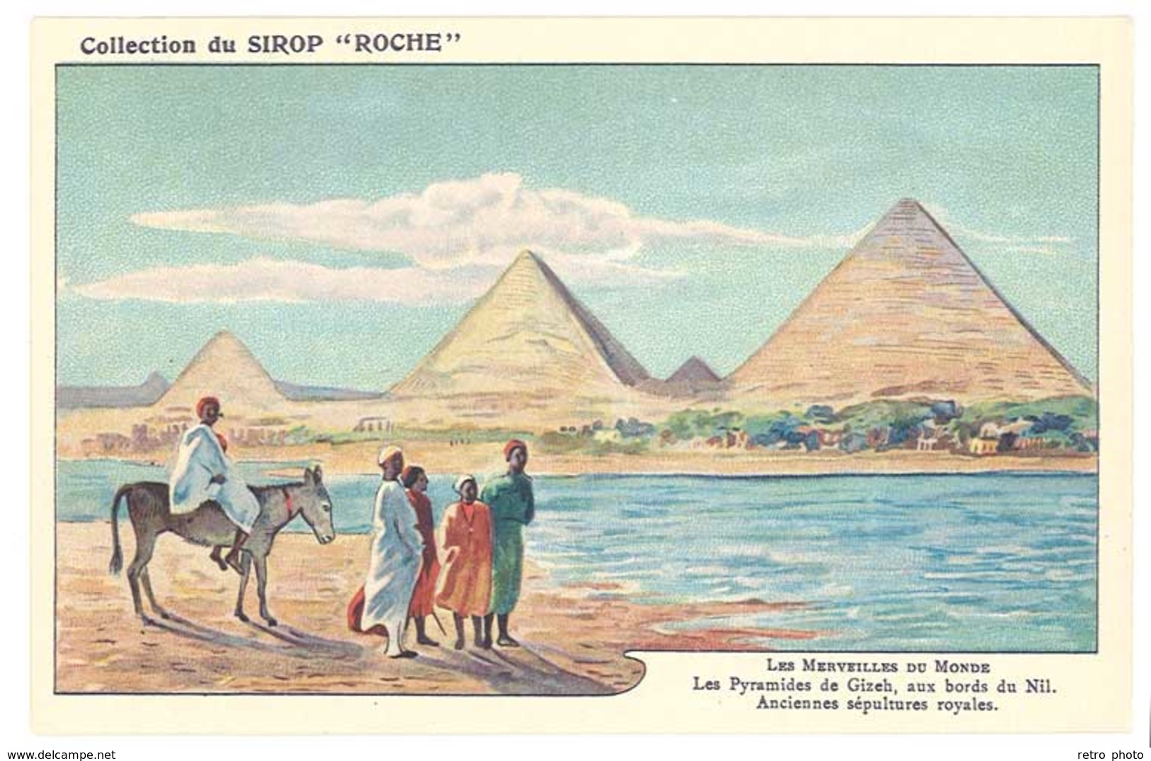 Chormo Collection Su Sirop " Roche " Au Thiocol - Les Pyramides De Gizeh Au Bord Du Nil ... - Autres & Non Classés