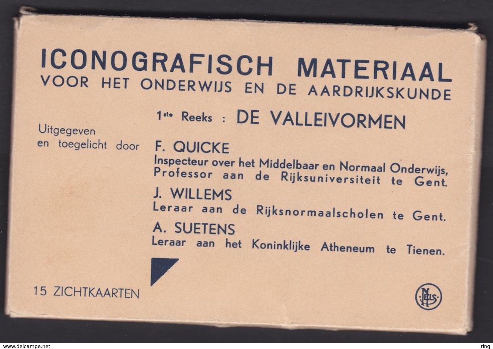 Iconografisch Materiaal : De Valleivormen - Mapje Met 15 Zichtkaarten - 5 - 99 Postkaarten