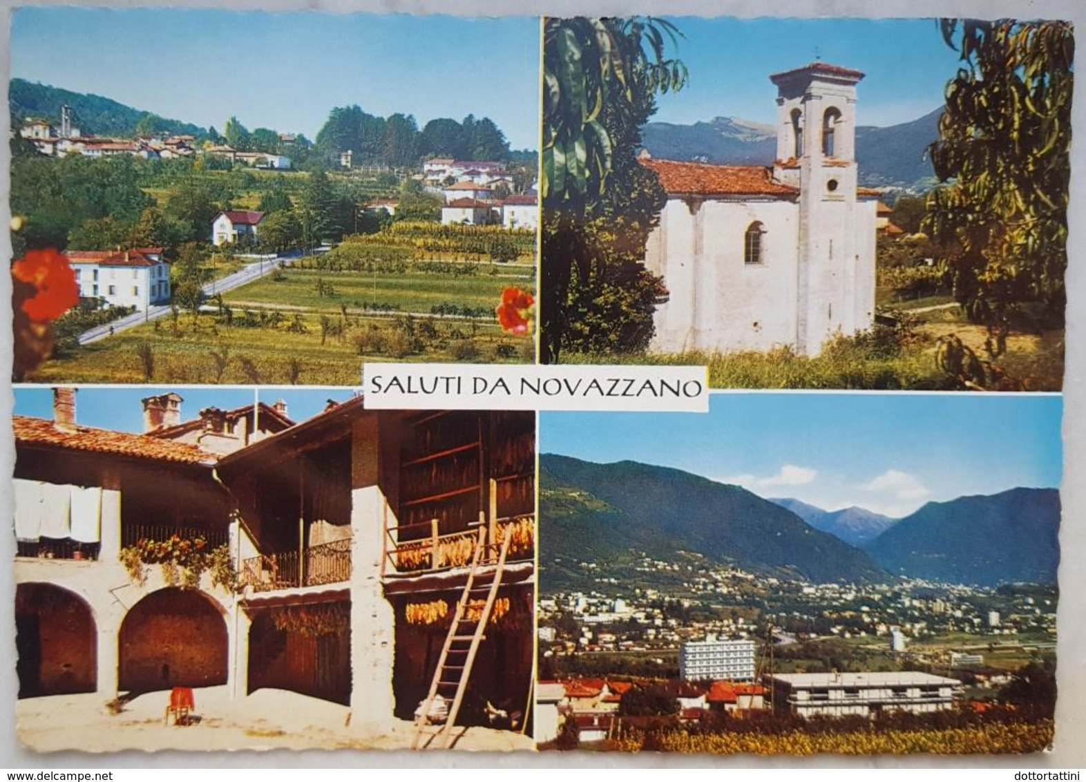 SALUTI DA NOVAZZANO - Canton Ticino - Mendrisiotto - Ristorante Belvedere  Nv - Mendrisio