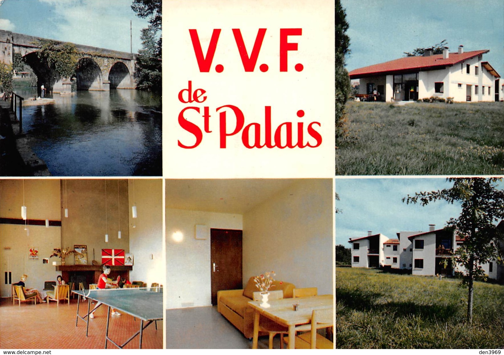 Saint-Palais - Divers Aspects Du V.V.F. - Ping-Pong - Courrier De Gérard Picabéa, Saint-Jean-Pied-de-Port - Saint Palais