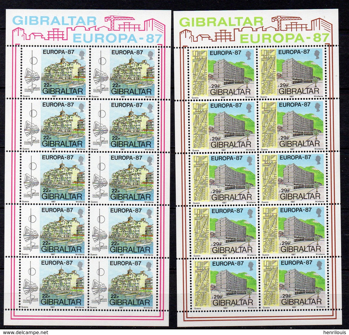 GIBRALTAR   Timbres  Neufs **de 1981   ( Ref 6044  )  EUROPA - Gibraltar