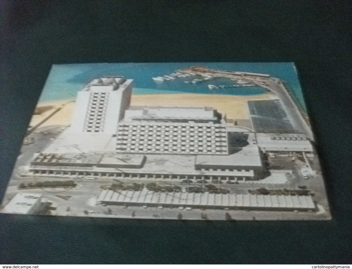 STORIA POSTALE  FRANCOBOLLO QATAR  GULF HOTEL VIEW - Qatar