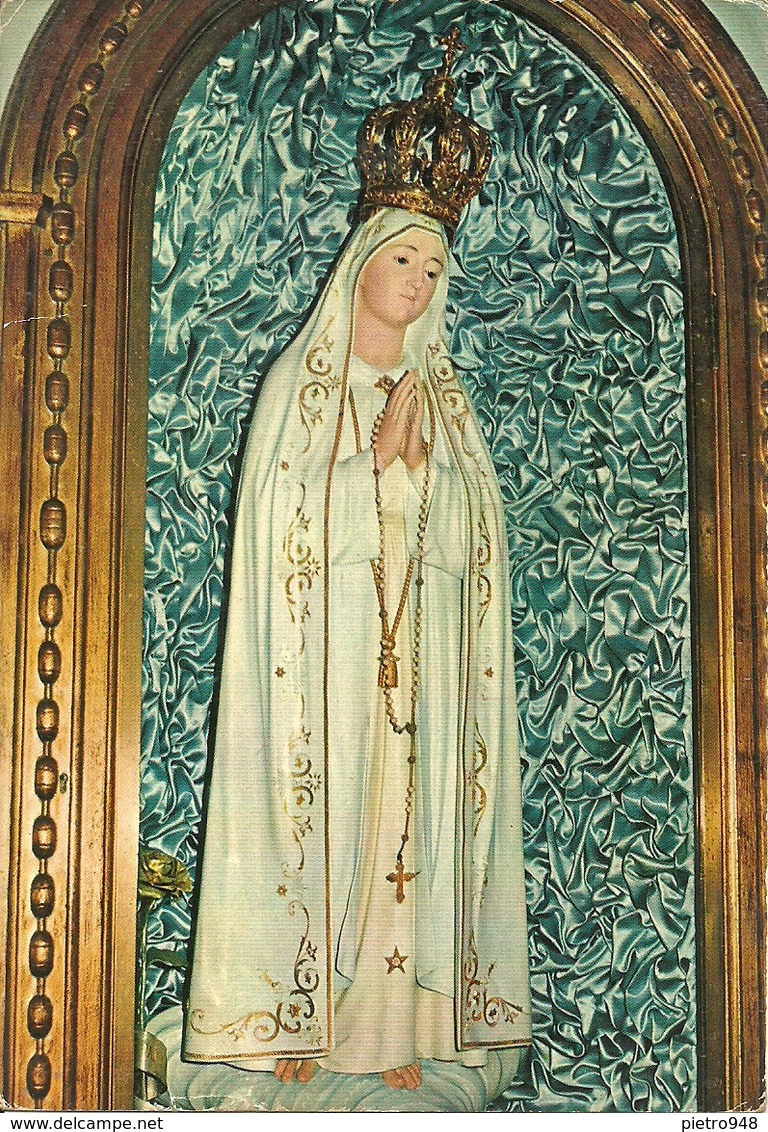 Fatima (Santarem, Portugal, Portogallo) Imagen N. Senhora Da Capela Das Aparicoes, Statua Madonna, Cappella Apparizione - Santarem