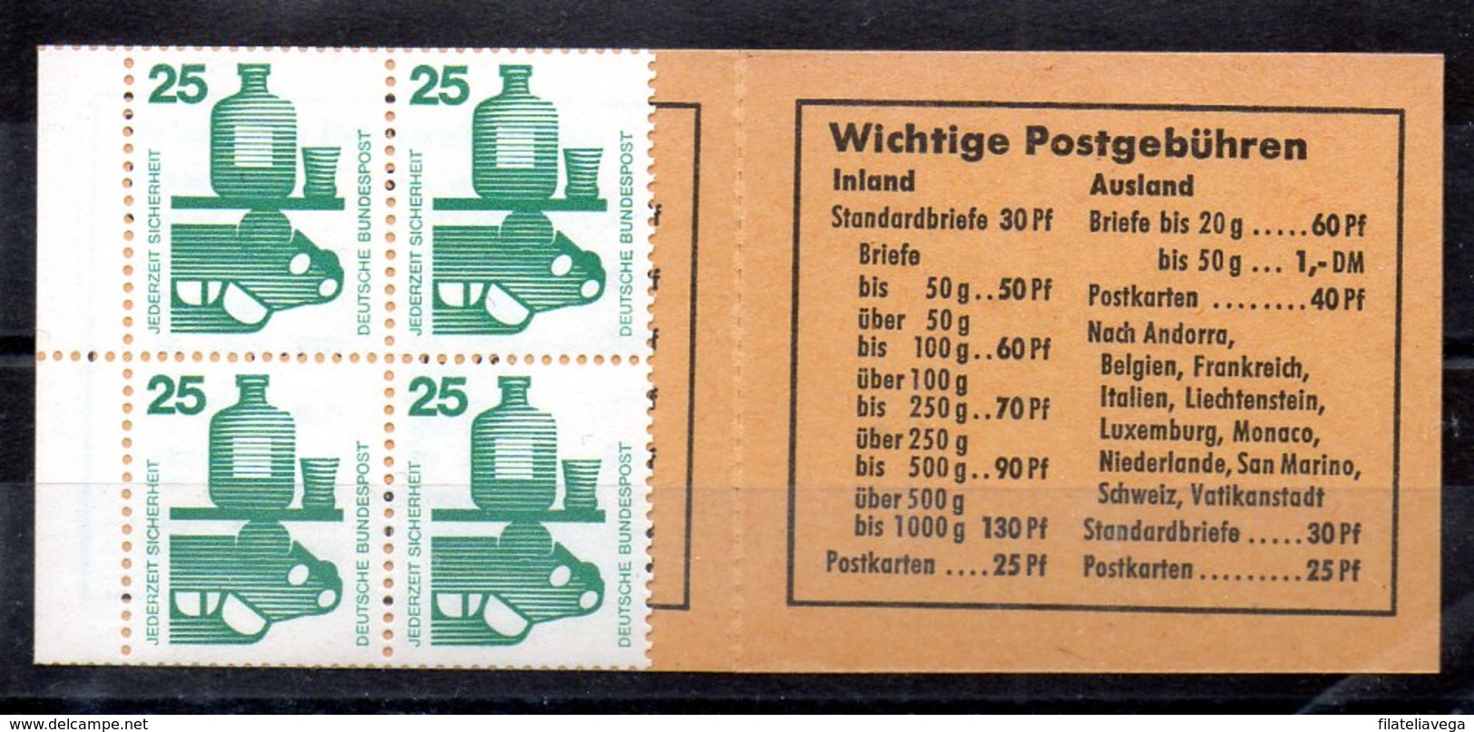 Carnet De Alemania Nº Michel MH-15 ** (OFFER) Valor Catálogo 12.0€ - 1971-2000