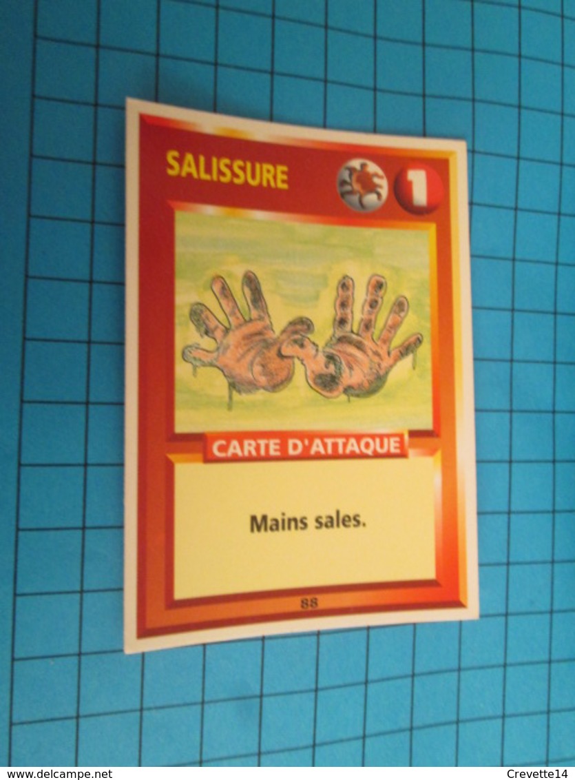 1576-1600 : TRADING CARD 1991 JEU "CANAILLES" PANINI / SALISSURE - MAINS SALES - Other & Unclassified