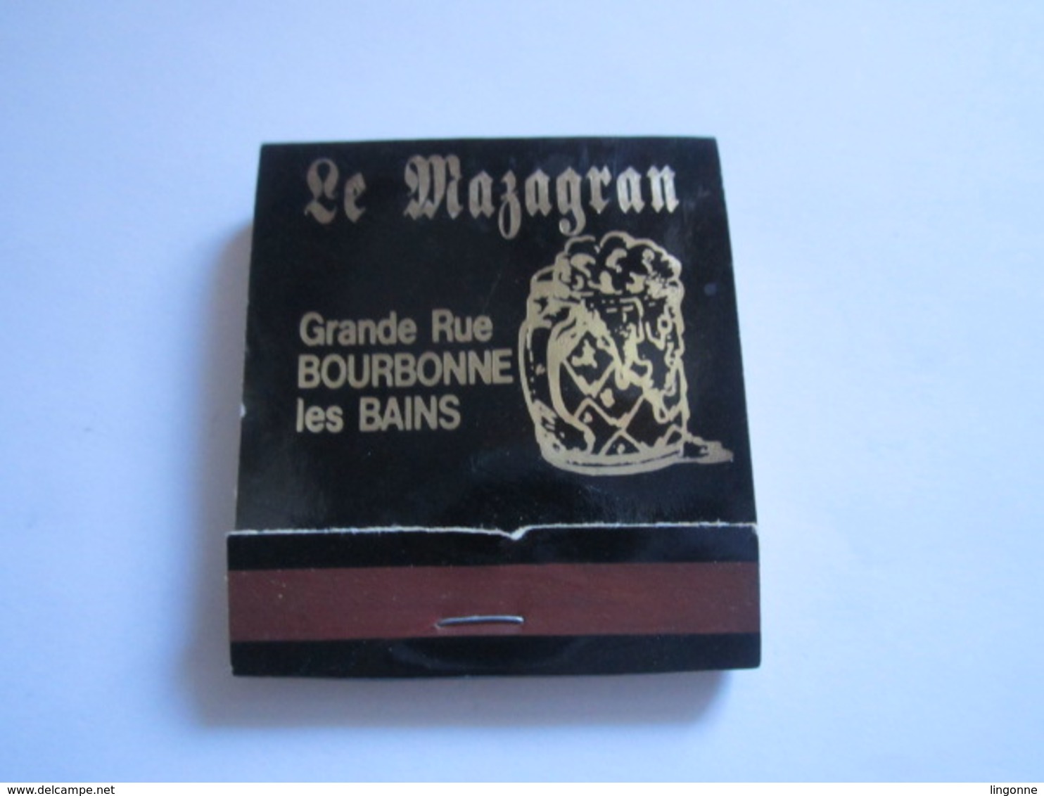 POCHETTE D'ALLUMETTES LE MAZAGRAN BOURBONNE LES BAINS LA CAVE A BIÈRES FRANÇAISE & ÉTRANGÈRES - Boites D'allumettes