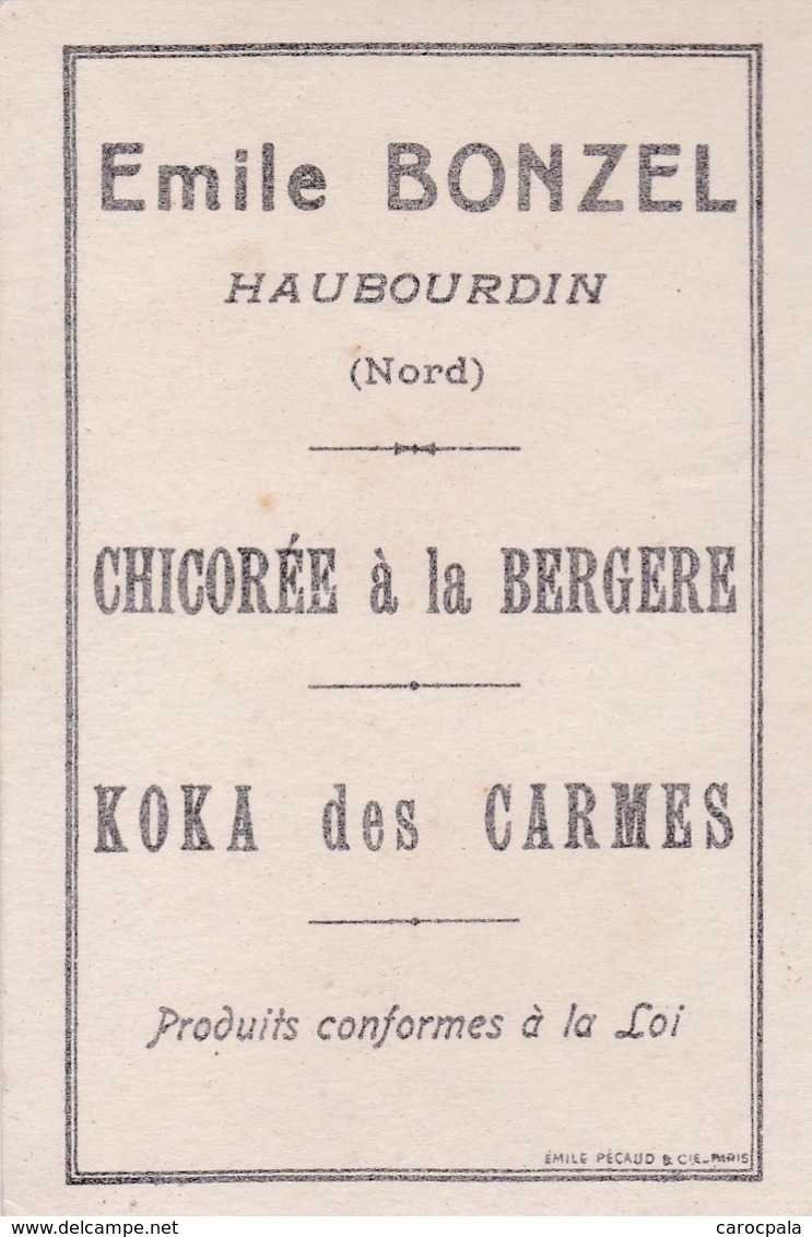 1900,2 Publicités Bonzel à Haubourdin Chicorée La Bergère:TURGOT ET WASHINGTON - Autres & Non Classés