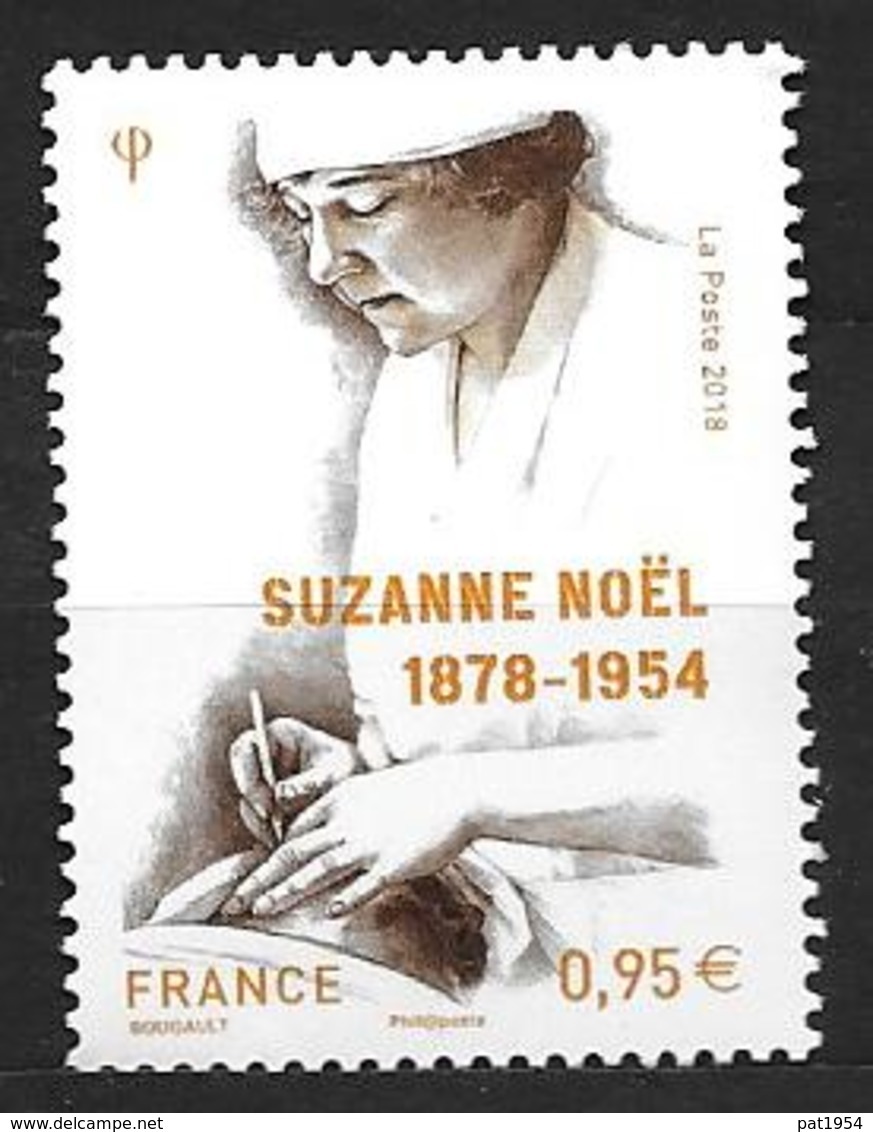 France 2018 N° 5203 Neuf Suzanne Noël Faciale +10% - Nuovi