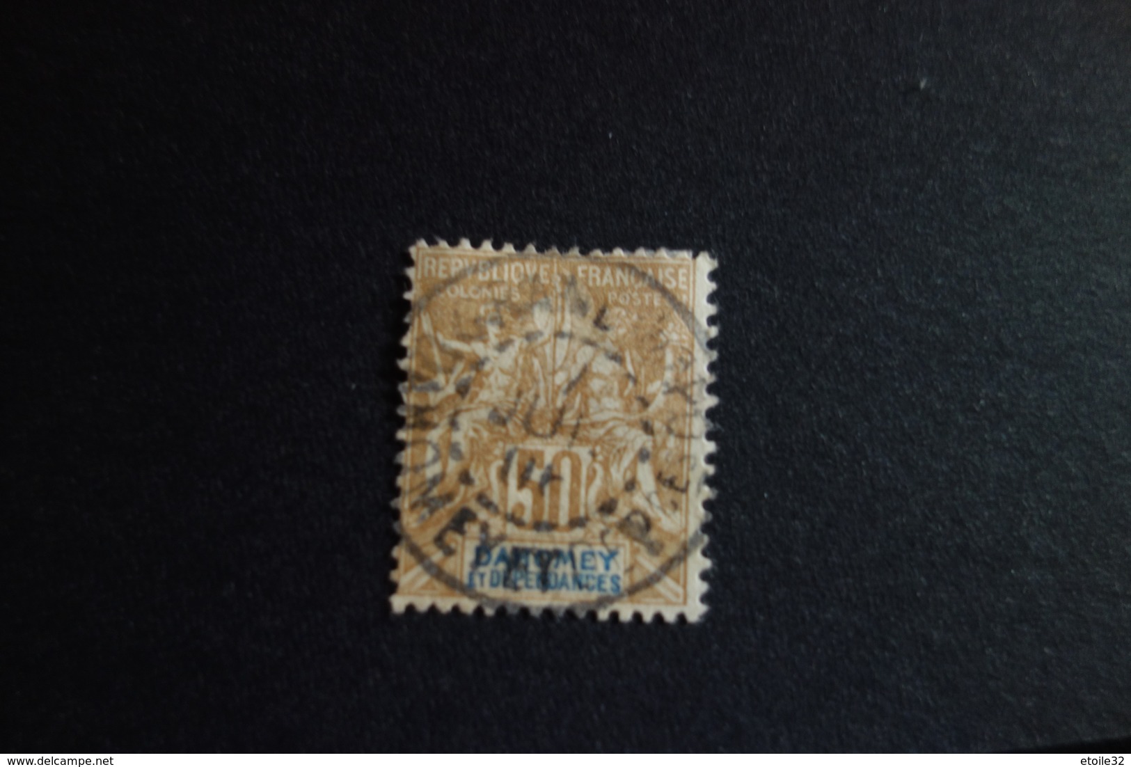 DAHOMEY Type Groupe N°12 Obl. Centrale   C.26 Eu - Ungebraucht