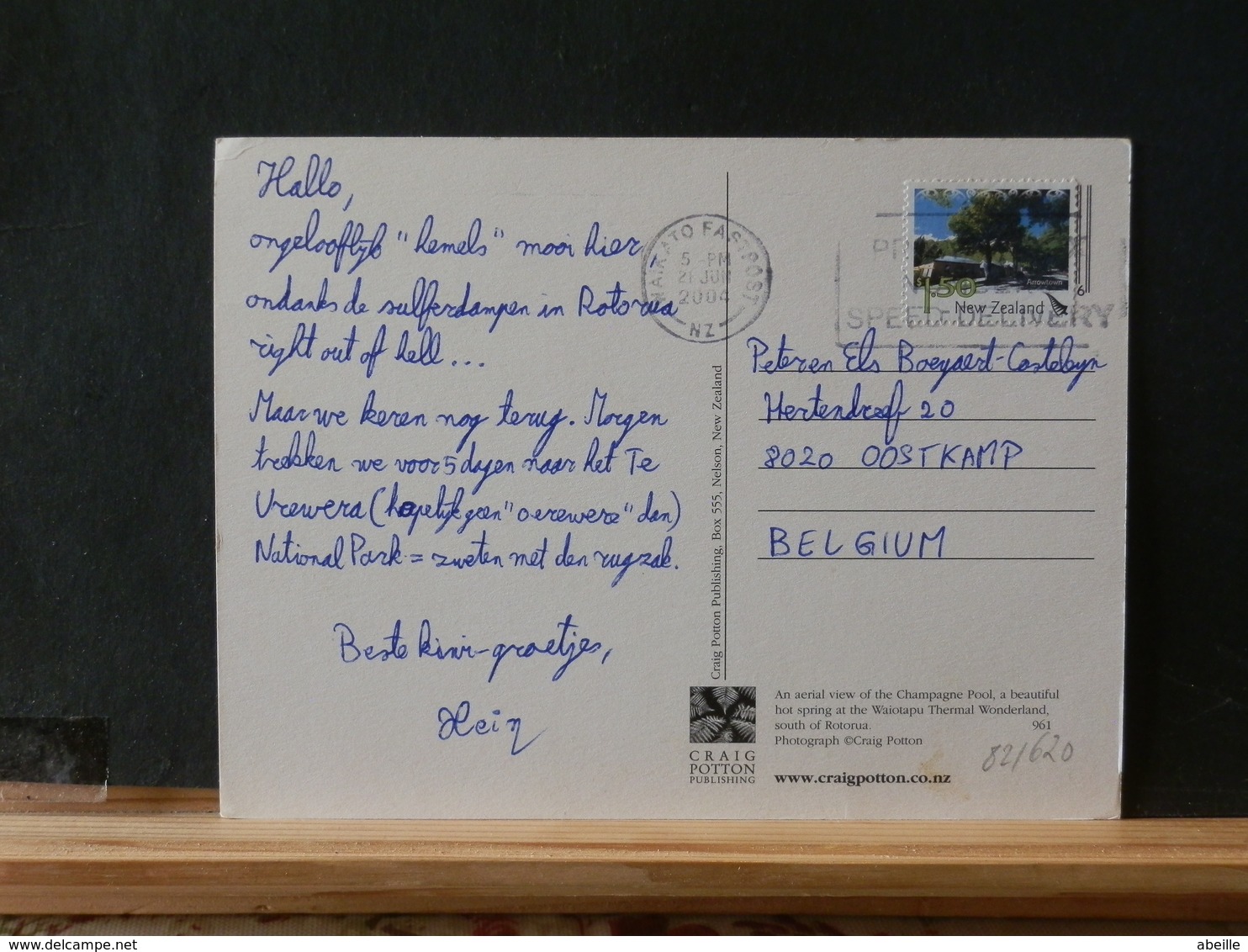 82/620   CP  TO BELG. 2004 - Lettres & Documents