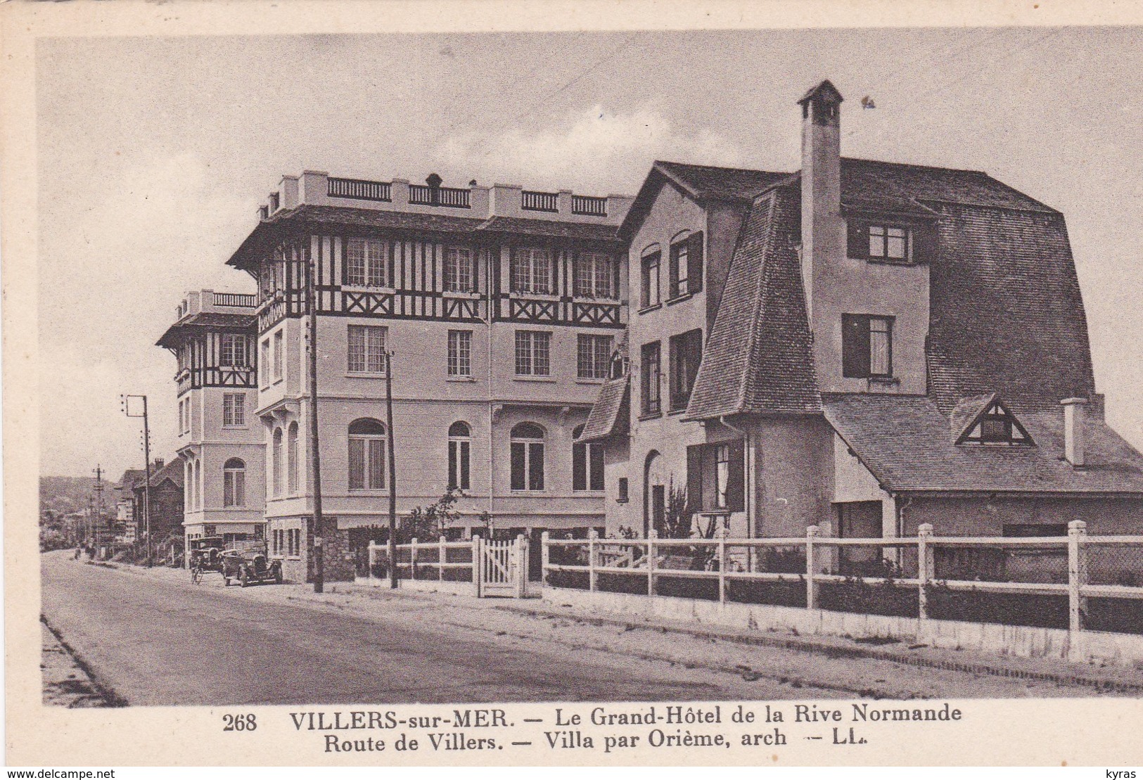 VILLERS SUR MER (14) Le Grand Hôtel De La Rive Normande . Route De Villers . (Architecture :  VILLA Par ORIEM ) - Villers Sur Mer