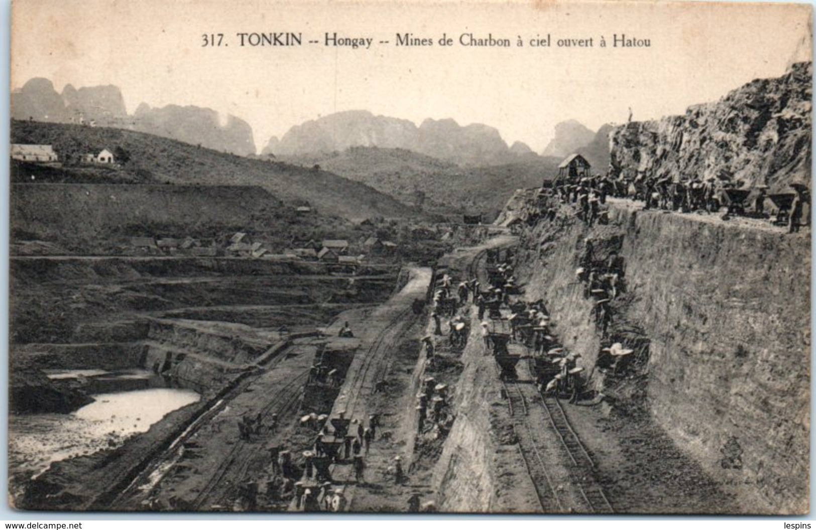 ASIE - VIÊT - NAM - Tonkin - Hongay - Mines De Charbon à Ciel Ouvert à Hatou - Vietnam