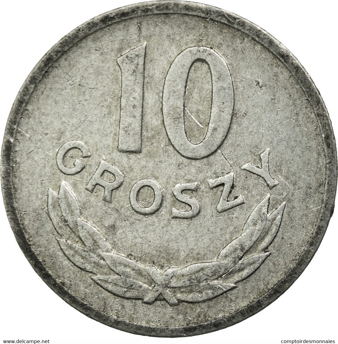 Monnaie, Pologne, 10 Groszy, 1969, Warsaw, TB+, Aluminium, KM:AA47 - Pologne