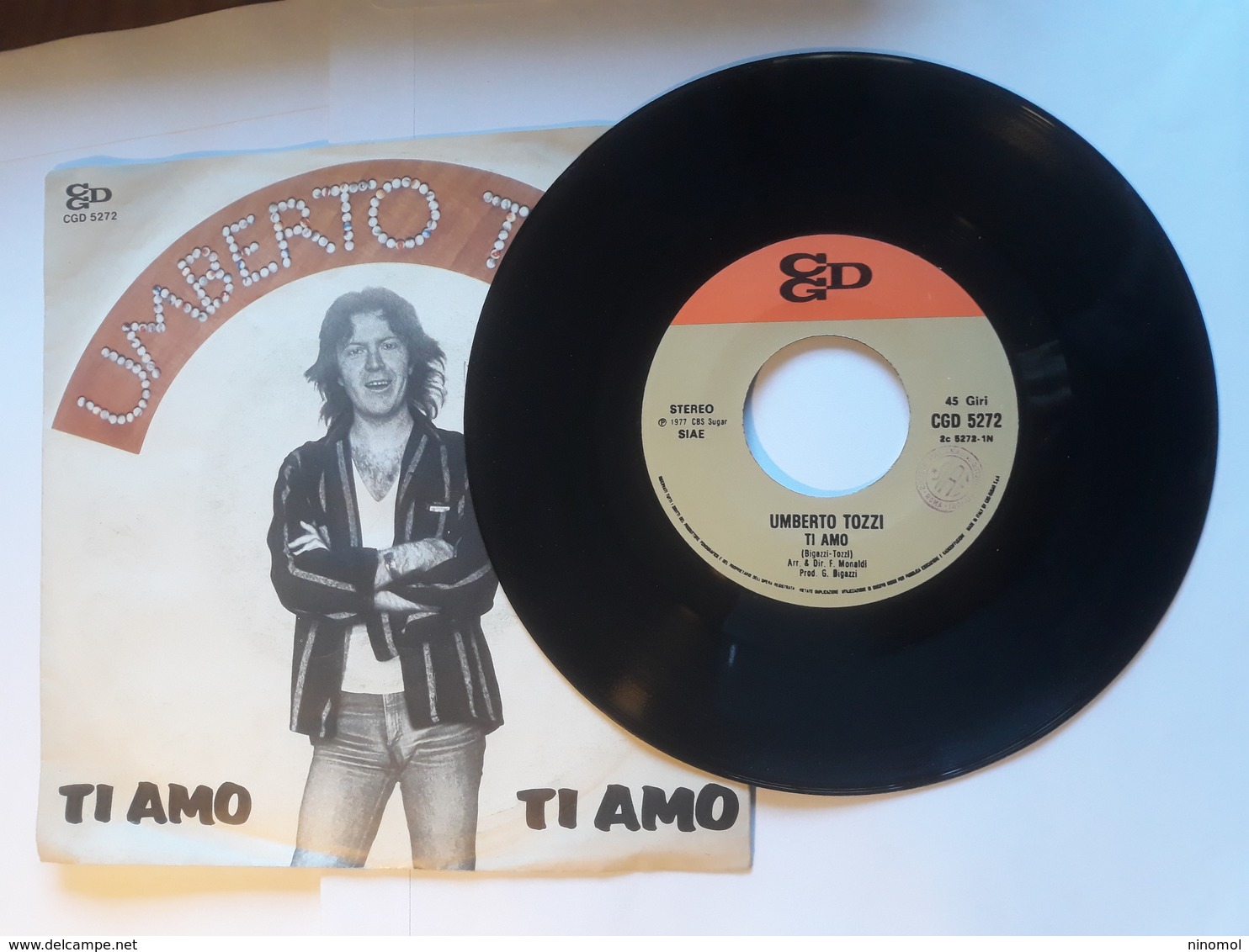 Umberto Tozzi  -  Ti Amo -.  CGD;    Anno 1977.  Perfetto - Disco, Pop