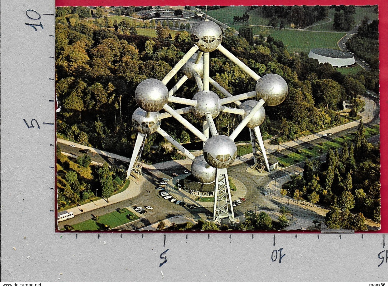 CARTOLINA VG BELGIO - BRUXELLES - Atomium - 10 X 15 - ANN. 1977 RUBENS - Monumenti, Edifici