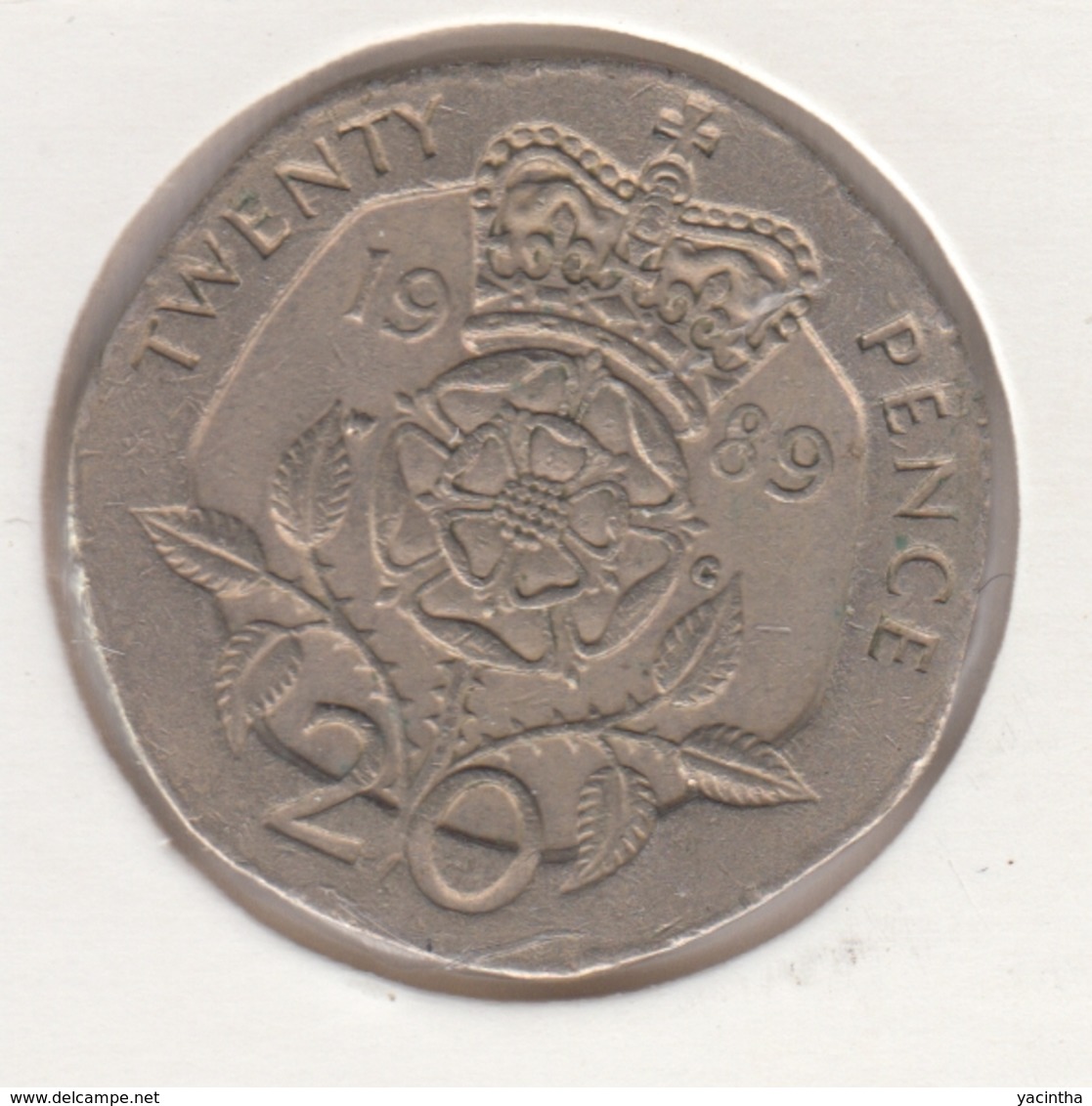 @Y@   Groot Brittanië   20 Pence 1989  (4793) - 1 Pound
