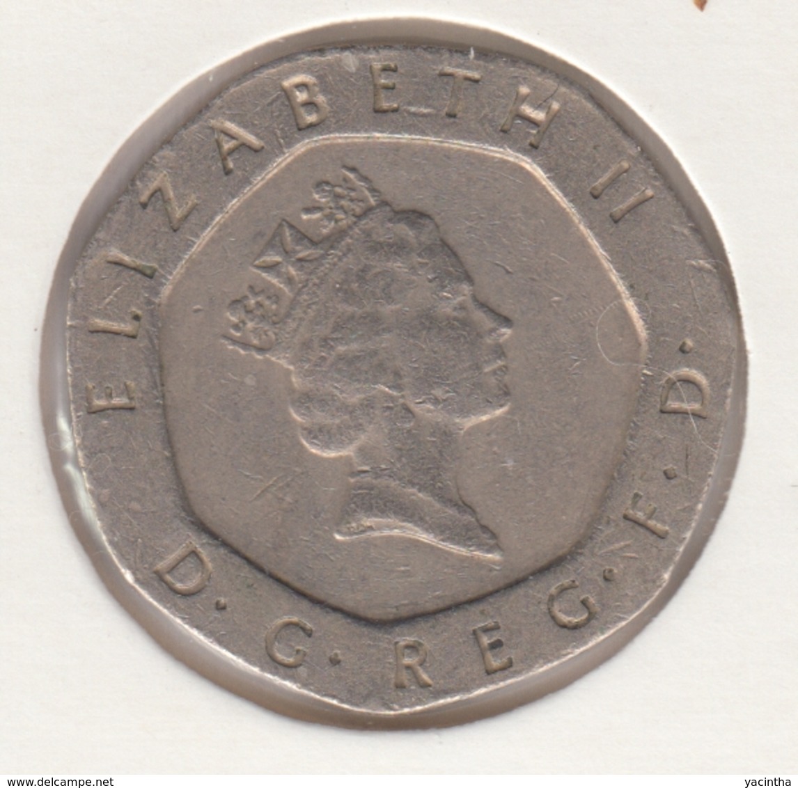 @Y@   Groot Brittanië   20 Pence 1989  (4793) - 1 Pound