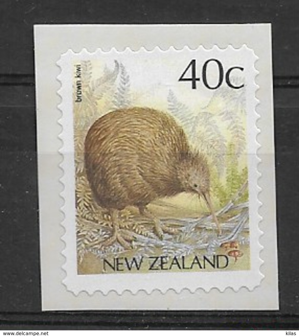 NEW ZEALAND 1991  Birds Adhesive - Hirondelles