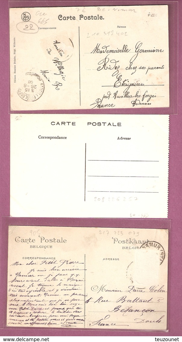 Belgique joli lot de 50 cpa toutes scannées recto verso