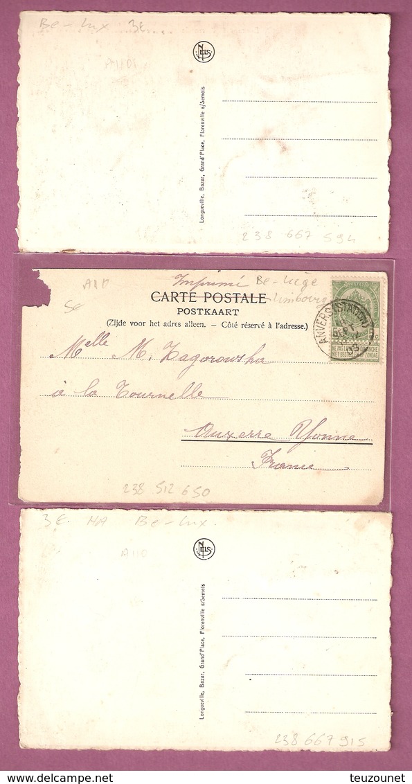 Belgique joli lot de 50 cpa toutes scannées recto verso