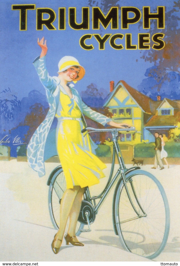 Triumph Cycles   -  Publicité Velos     -  CPM - Cyclisme