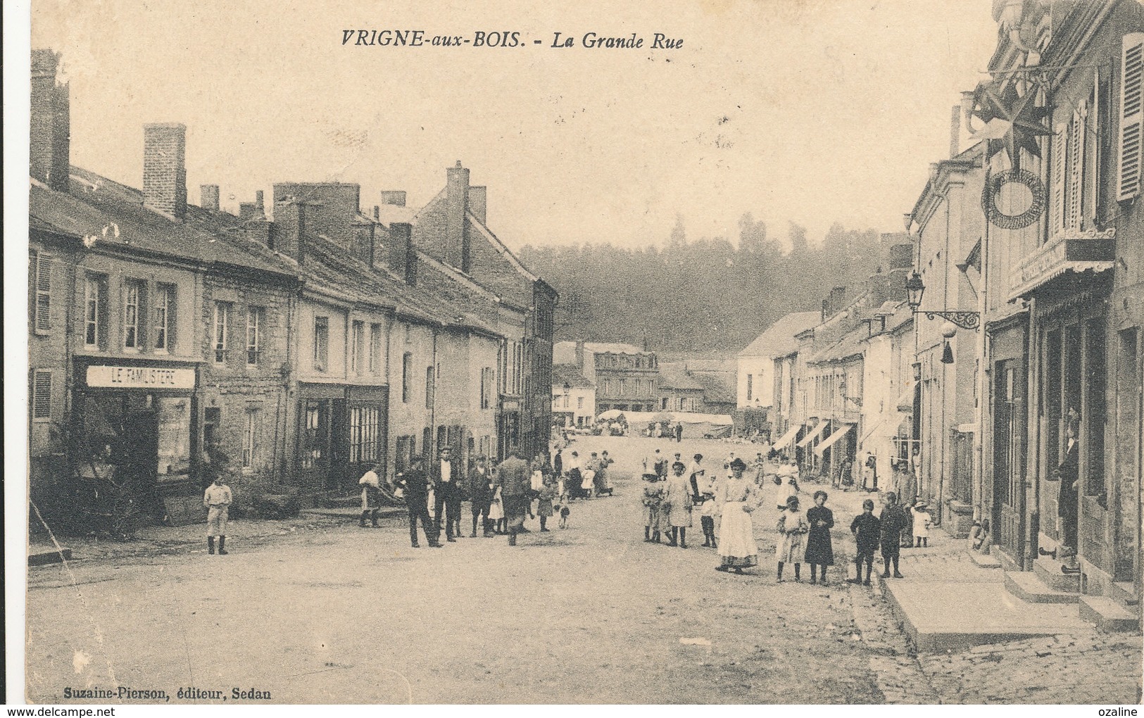 Carte Ancienne :vrigne-aux-bois, La Grande Rue - Autres & Non Classés