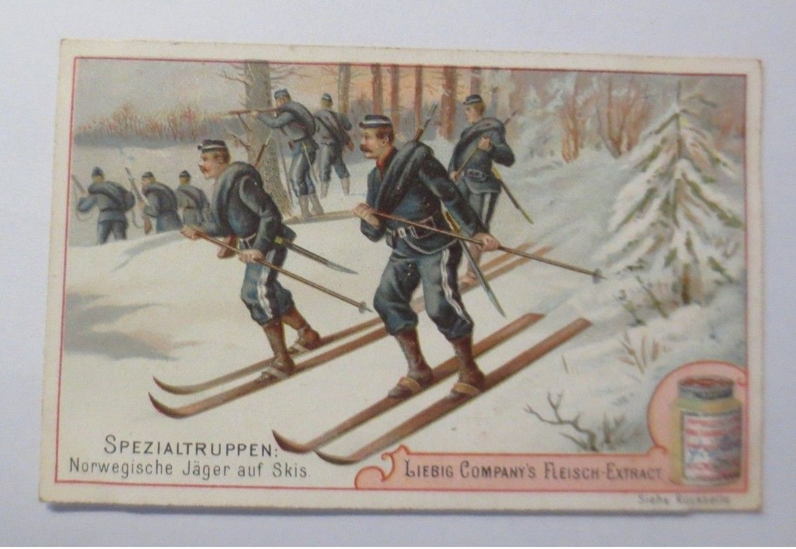 Liebig, Serie 38, Spezialtruppen, Norwegische Jäger Auf Ski  ♥   32026 - Liebig