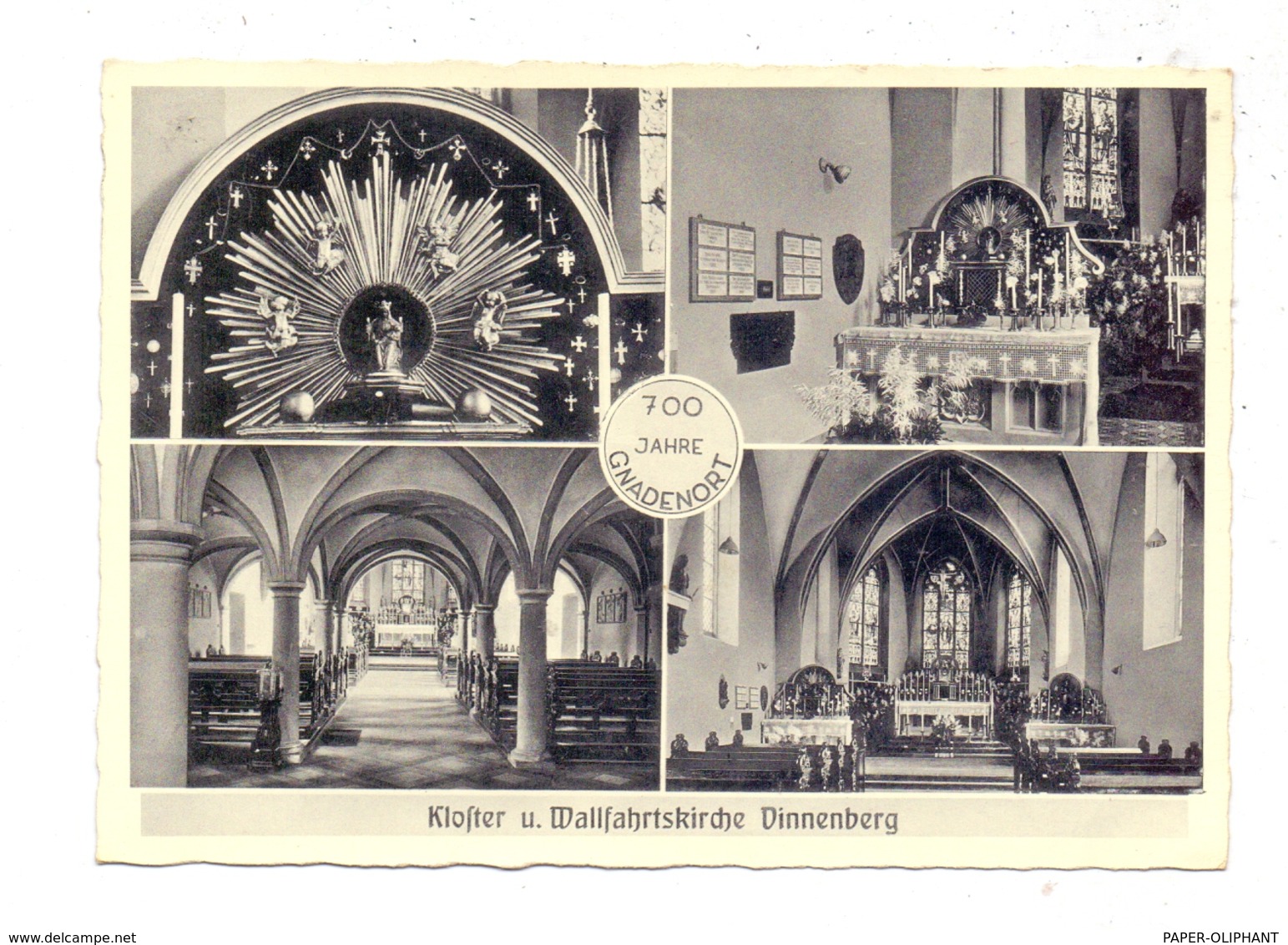 4410 WARENDORF - MILTE, Kloster Und Wallfahrtskirche Vinnenberg, 700 Jahr Feier, 1952 - Warendorf