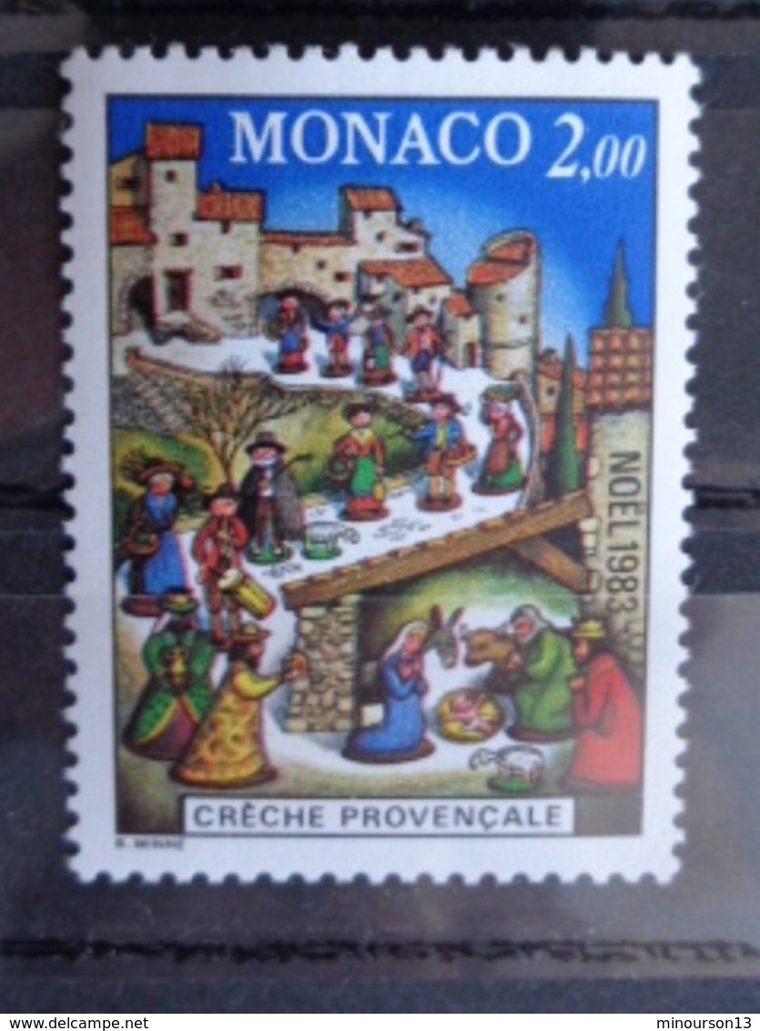 MONACO 1983 Y&T N° 1400 ** - NOEL, CRECHE PROVENCAL - Neufs