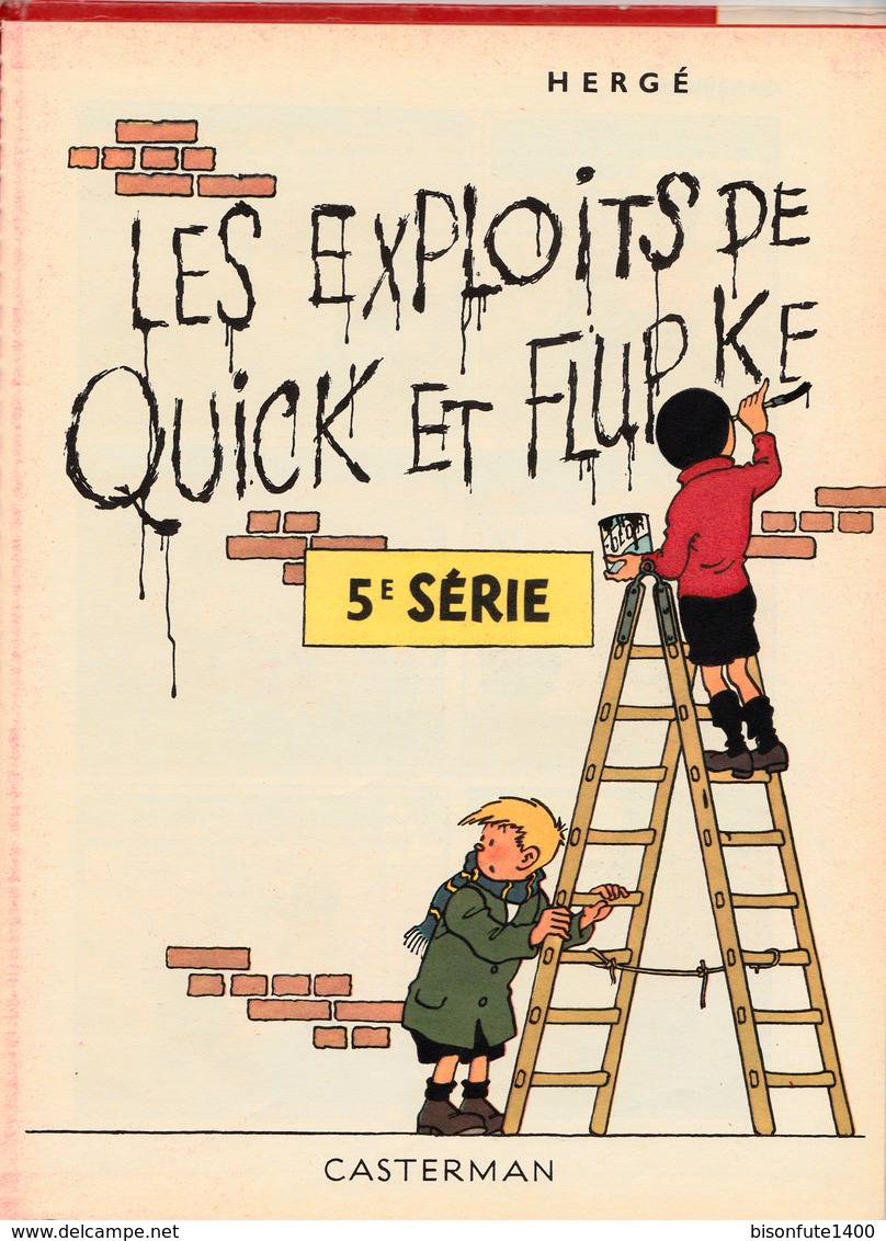 Tintin - Hergé : Les Exploits De Quick Et Flupke ( 5ème Série ) - Edition Des Années 60. - Quick Et Flupke