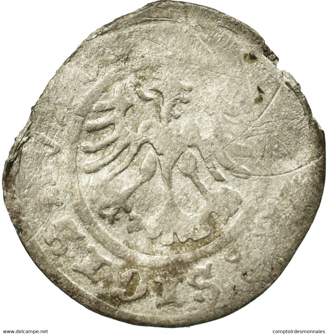 Monnaie, Pologne, Sigismund I, 1/2 Grosz, TB, Argent - Pologne