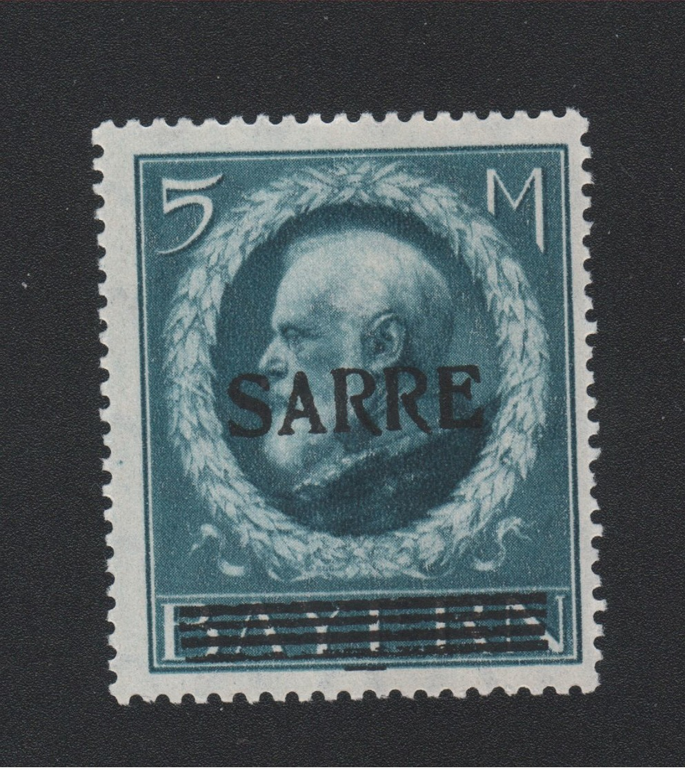 Faux Sarre N° 30 5 M Gomme Sans Charnière - Ungebraucht