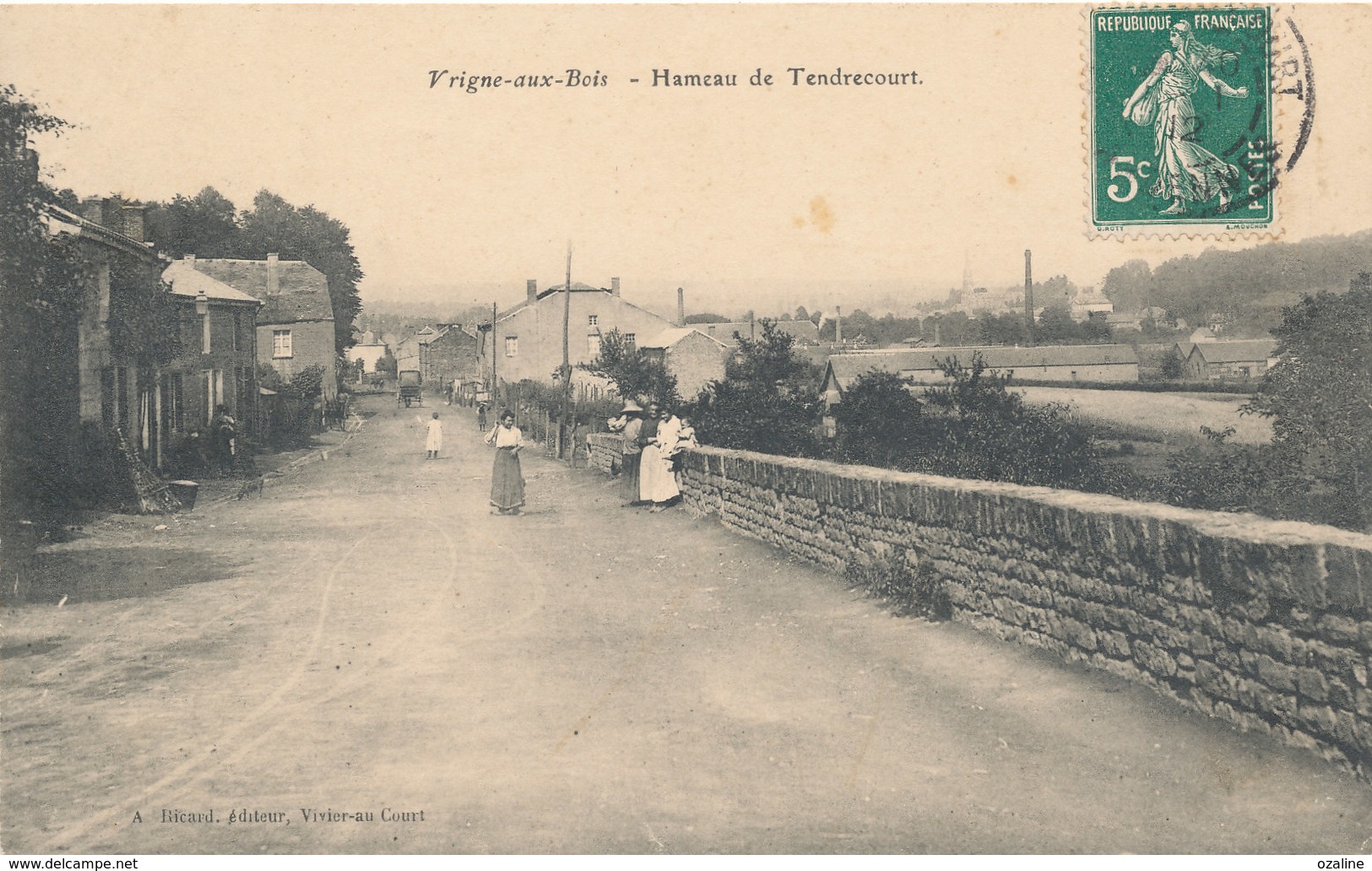 Carte Ancienne:vrigne-aux-bois  Hameau De Tendrecourt - Autres & Non Classés