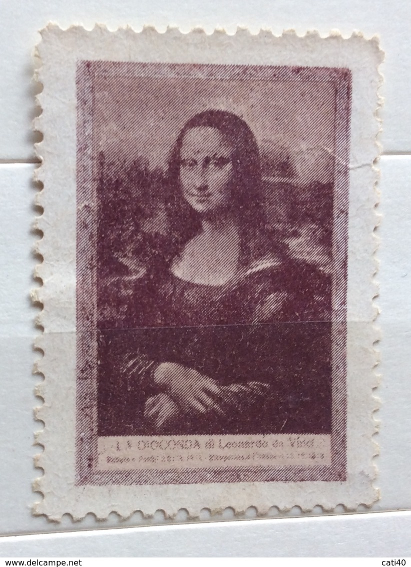 LA GIOCONDA  ERINNOFILO CHIUDILETTERA  ETICHETTA PUBBLICITARIA - Non Classificati