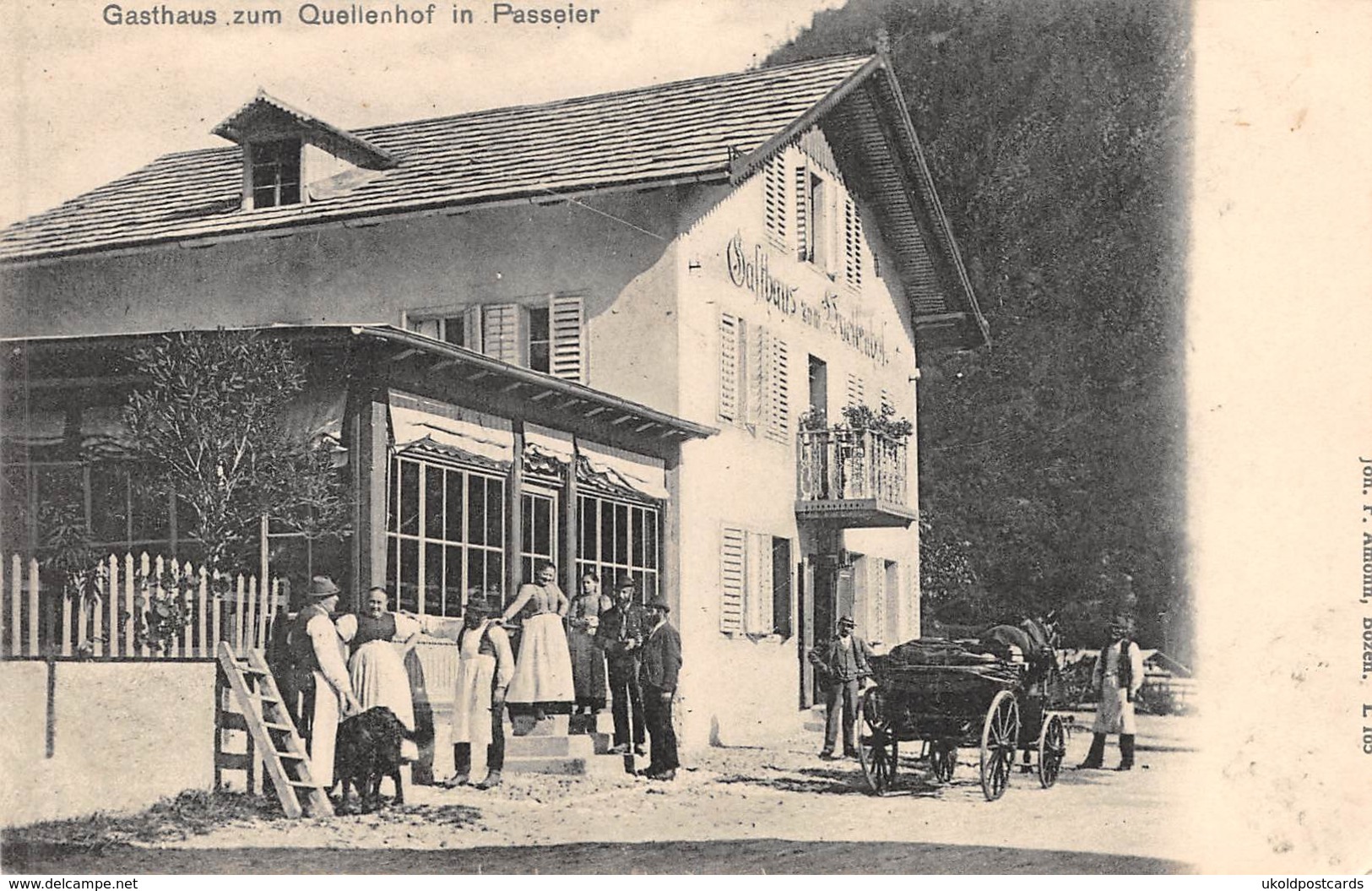 Italia - Gasthaus Zum QUELLENHOF In Passeier - Bolzano